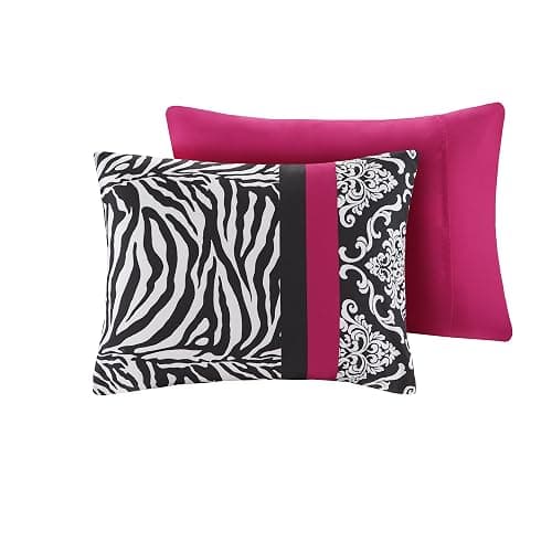 Intelligent Design Modern All Season Polka Dot Print, Vibrant Color Cozy Bedding Layer, Matching Sham, Decorative Pillow Comforter Set Fun Bedroom Décor, Twin/Twin XL, Pink thumbnail 10