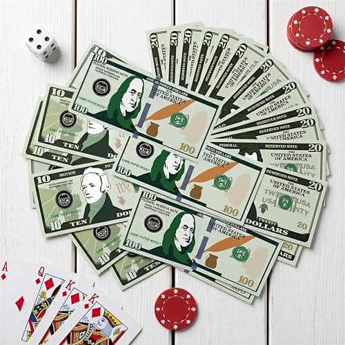Spiricrystal 700Pcs Play Money Set for Kids – Educational Learning Bills for Teaching Math & Counting – Prop Fake Money Refill for Board Games & Cash Register Toy thumbnail 5