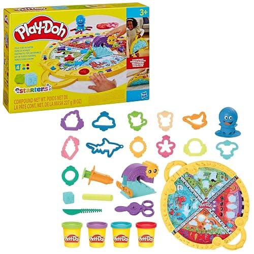 Play-Doh Fold & Go Playmat Starter Set with 19 Accessories, Preschool Toys for 3 Year Old Girls & Boys & Up, Kids Arts & Crafts thumbnail 17