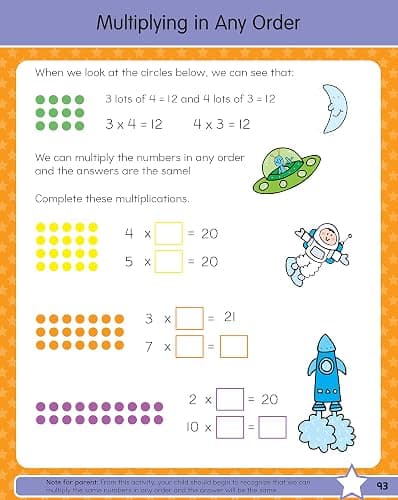 The Summer Before Third Grade Workbook School Bridging Second to Third Grade Ages 8 - 9: 75+ Activities, Reading, Language Arts, Addition, Subtraction, Time, Money, and Fractions (Gold Stars Series) thumbnail 8