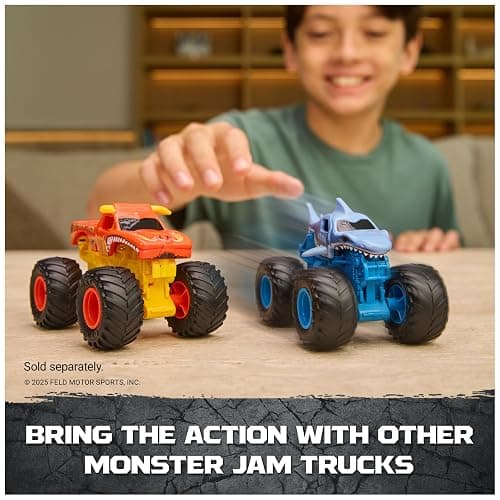Monster Jam Smash & Bash SmashBot Playset with Launcher, Exclusive 1:64 Scale Monster Truck, 15-Inch Repairable Robot, Kids Toys for Boy and Girls Ages 3 and up thumbnail 8