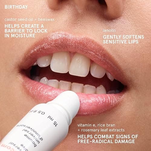 Glossier Balm Dotcom Lip Balm & Universal Salve, Birthday, Soft Shimmer | Up to 12-Hour Moisture, Nourishes Dry Cuticles & Skin, Antioxidant-Rich Lanolin, Beeswax & Castor Oil, Cruelty-Free thumbnail 4