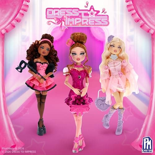 Dress To Impress - Lovely Hearts Fashion Doll - Series 1-11.5-Inch Tall - Includes DLC Code - Officially Licensed Doll by PhatMojo thumbnail 2