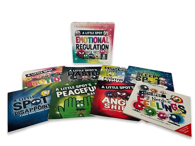 A Little SPOT Emotional Regulation Box Set (Books 49-56: Peaceful Hands, Anger Shield, Needs Feelings, Sleep, Disappointment, Wasted Worry, Positive Thinking, and Emotion Coach) thumbnail 3