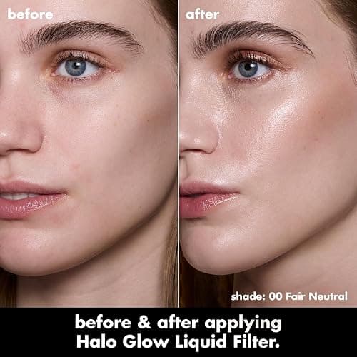 e.l.f. Halo Glow Liquid Filter, Complexion Booster For A Glowing, Soft-Focus Look, Infused With Hyaluronic Acid, Vegan & Cruelty-Free, 00 Fair thumbnail 6