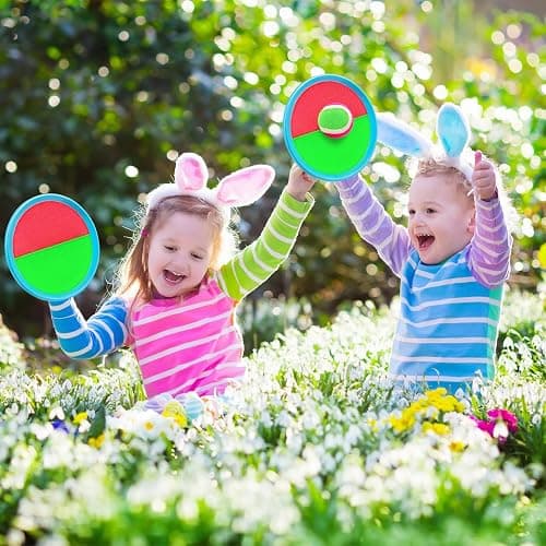 Ayeboovi Toss and Catch Ball Game Outdoor Toys for Kids Yard Games Beach Toys Outside Games for 3 4 5 6 7 8 9 10 Year Old Boys Girls (Upgraded) thumbnail 2