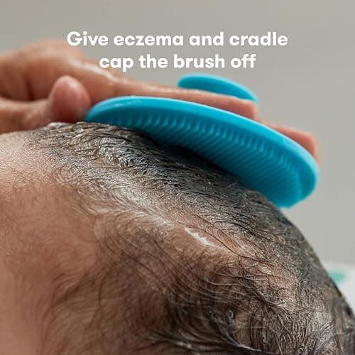 Frida Baby DermaFrida the SkinSoother Baby Bath Brush: Cradle Cap Brush for Babies, Baby Essential for Dry Skin, Cradle Cap Treatment and Eczema thumbnail 3