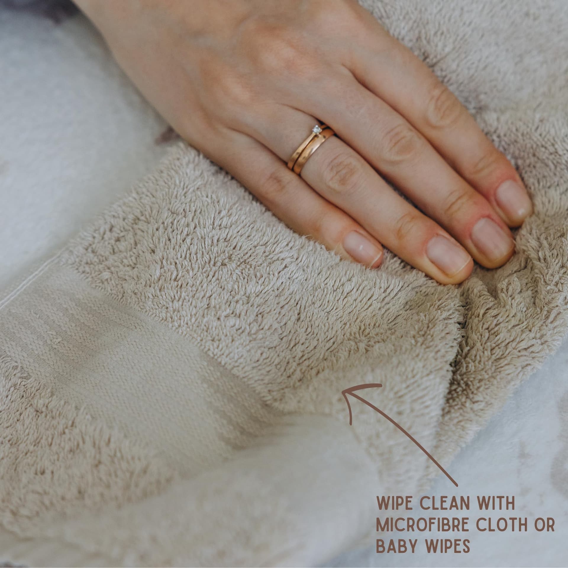Luxurious Large Soft Baby Play Mat - Soft Padded Play Mat for Babies - Rebound Memory Foam Mat - Non Toxic Baby Play Rug - Large Baby Floor Mat for Tummy Time (Terracotta Distressed 140x200cm) thumbnail 6