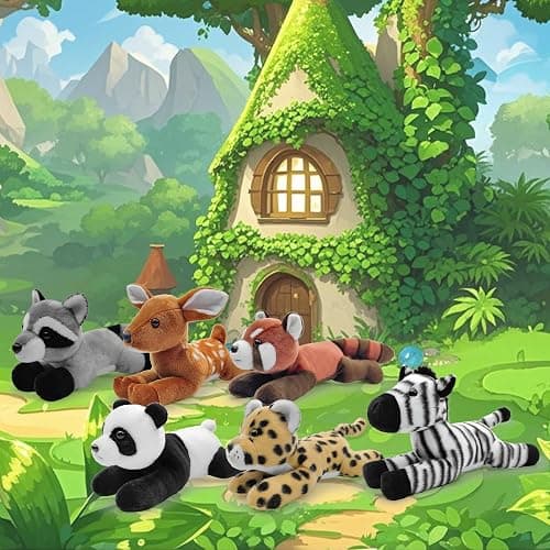 Hideekoog Deer Stuffed Animal for Kids,12 inch Fawn Realistic Animal Plush Toy Lying Down Posture Animals,Plush Deer for Boys Girls Adult Birthday Hug Teaching(L-Deer) thumbnail 6