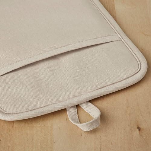 KitchenAid Ribbed Soft Silicone Pot Holder 2-Pack Set, Milkshake Tan, 7"x9" - Milkshake - 7"x9" thumbnail 3