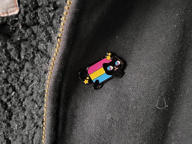 Nyan Cat Pride Enamel Pin The Meme Kitty in Rainbow Trans Pansexual Bisexual Lesbian Asexual Nonbinary Aromantic Pride Flag Colors lgbtq+ - Pansexual thumbnail 7