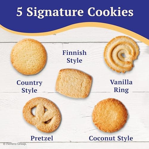 Royal Dansk Danish Butter Cookie Selection, 12 oz Tin – Authentic Assortment of Original Butter Cookies Made with Real Butter, No Preservatives or Artificial Colors, Perfect for Gifting thumbnail 2