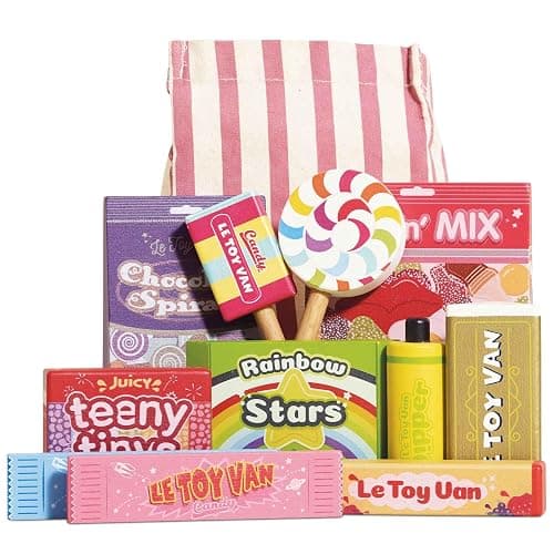 Le Toy Van - Pretend Play Wooden Candy Play Food Set | Kids Role Play Wooden Food Toy | Great As a Gift - Suitable for 2 Years + (TV335) - Image 1