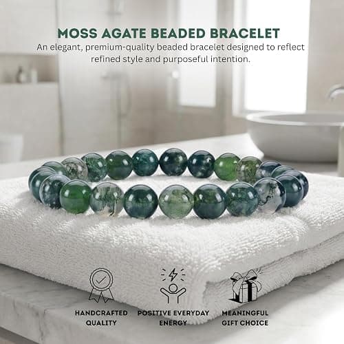 Cherry Tree Collection Tigers Eye Bracelets Plus Over 40 Other Stones – Gemstone Beads for Men & Women, Promotes Protection, Courage, Focus, Balance & Luck – Available in S, M, L with 8mm Round Beads thumbnail 7
