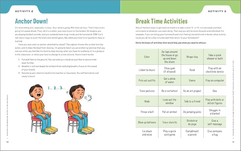 Thriving with ADHD Workbook for Kids: 60 Fun Activities to Help Children Self-Regulate, Focus, and Succeed (Health and Wellness Workbooks for Kids) thumbnail 7