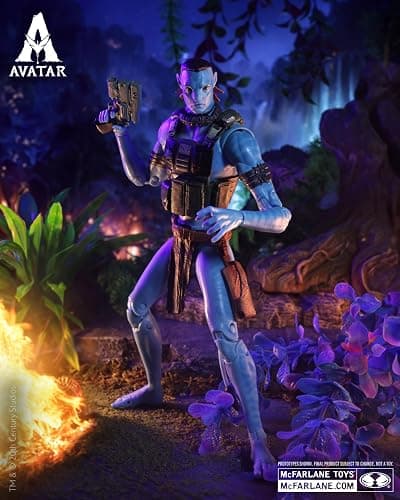 McFarlane Avatar Kallich of Fire and Ash (Ash Recom) Gold Label 7" Action Figure Collector Edition thumbnail 8