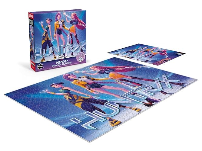 Buffalo Games – for The Fans 500 Piece Kpop Demon Hunters Foil Jigsaw Puzzle - Colorful Puzzles for Adults – Precision-Cut Pieces, Beautiful Artwork, and Hours of Relaxing Fun thumbnail 4