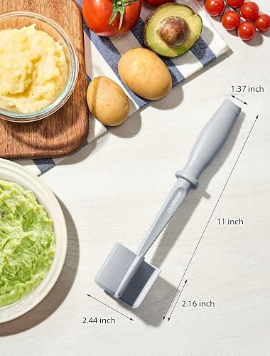 Premium Meat Chopper for Ground Beef - CLUEAPOP Heat Resistant Meat Masher - Kitchen Tools & Gadgets - Ground Beef Smasher - Non Stick Hamburger Chopper - Cook Ground Meat with Easy thumbnail 3