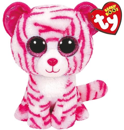 TY - Beanie Boo's - Peluche Asia Tigre 15 cm - Rose/Blanc, TY36180, 7" - Image 1
