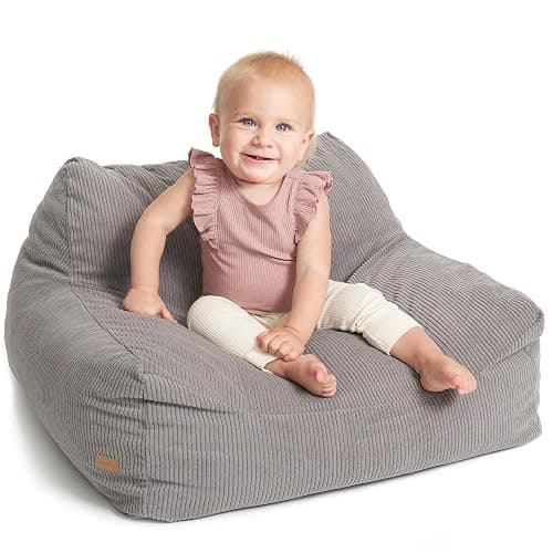 ZICOTO Soft Memory Foam Bean Bag Chair for Toddlers - Trendy Kids Chair and Baby Lounger for Nursery, Playroom, or Living Room Decor - Image 1