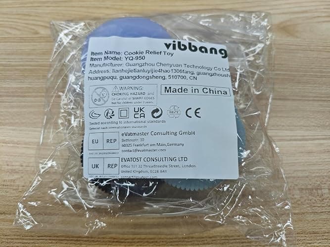 Vibbang 4pcs Biscuit Stress Relief Toy, Pinching Biscuit Simulation Toy, Anxiety Relief Sensory Toy, Soft Decompression Toy, Stress Fidget Toys for Christmas, Halloween, Birthday Gifts - A thumbnail 8