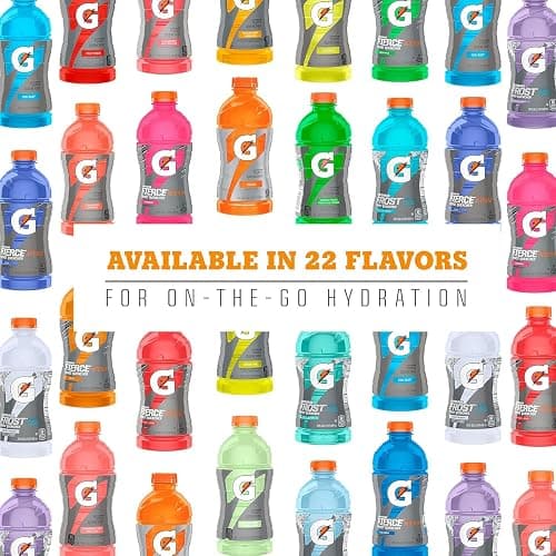 Gatorade Thirst Quencher, Fruit Punch, Glacier Cherry, Cool Blue Variety Pack, 12 Fl Oz (Pack of 18) thumbnail 7