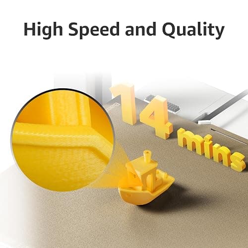Bambu Lab A1 3D Printer, Support Multi-Color 3D Printing, High Speed & Precision, Full-Auto Calibration & Active Flow Rate Compensation, ≤48 dB Quiet FDM 3D Printers 256 * 256 * 256mm³ Build Volume thumbnail 3