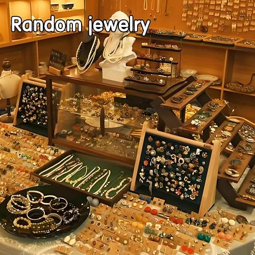 Mystery Jewelry Jar Set, 30+piece Mixed Surprise Jewelry Box for Women, Gift Set including necklace, earrings, ring, and bracelet – a unique birthday gift for her. thumbnail 5