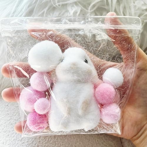 Handmade Taba Squishy Ultra Soft Squishy Fidget Toys Silicone Squeeze Toy for Kids & Adults ( Bunny ) thumbnail 5