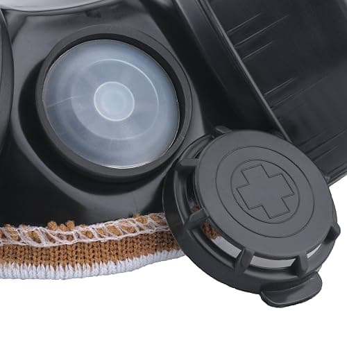 Leeko Anti-dust Spray Chemical Gas Dual Cartridge Respirator Paint Filter Mask with Activated Carbon Box thumbnail 5