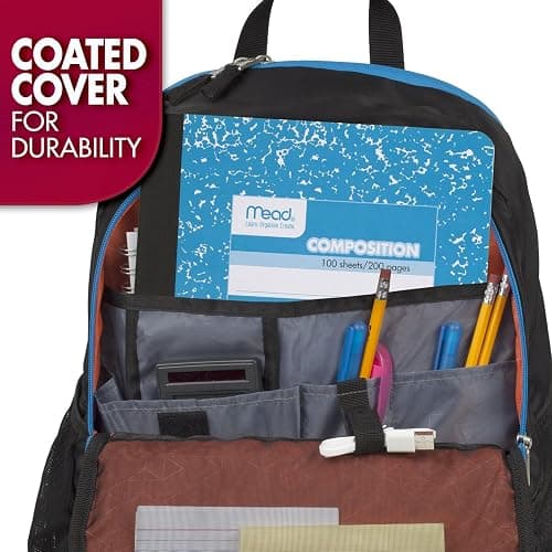 Mead Composition Notebook, Wide Ruled Paper, 7-1/2" x 9-3/4", 100 Sheets, Green Marble (09918AC5) thumbnail 7