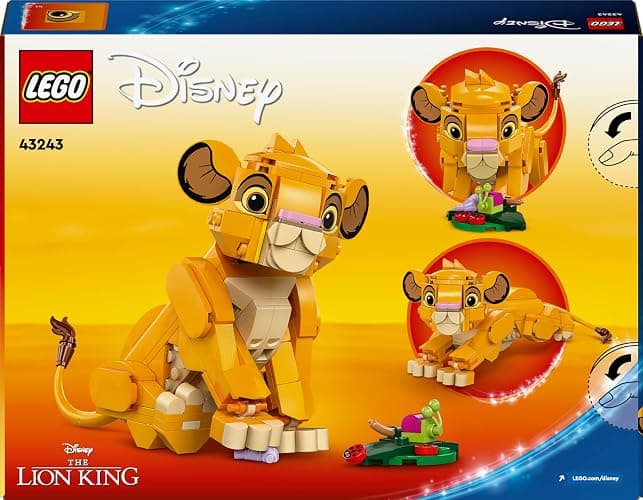 LEGO ǀ Disney Simba the Lion King Cub Building Toy for 6 Plus Year Old Girls & Boys, Construction Figure Playset, 1994 Movie Memorabilia Set, 30th Idea for Kids 43243 thumbnail 12