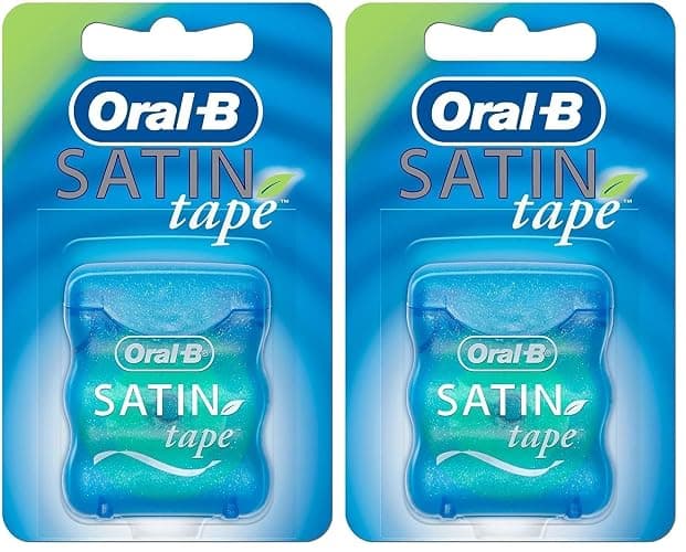 Oral-B Satin Mint Dental Floss, 25 m (Pack of 2) - Image 1