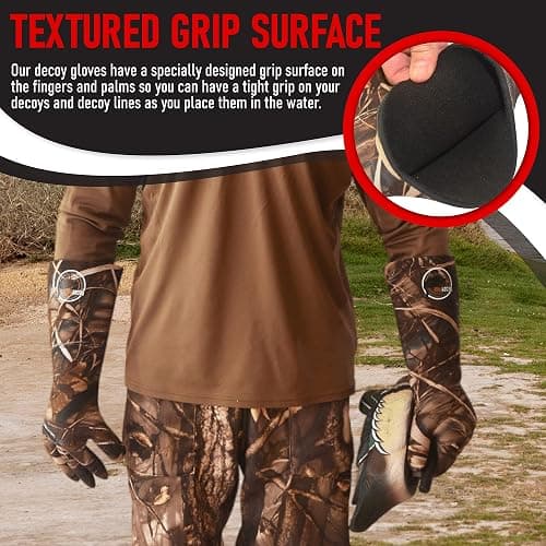 Insulated Camouflage Decoy Gloves — Waterproof/Cold Weather thumbnail 6