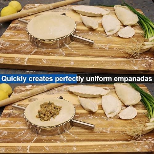 Best Utensils Stainless Steel Ravioli Mold Pierogi Dumpling Maker Wrapper Pastry Dough Cutter Kitchen Accessories (L: 4.5 inch) thumbnail 3