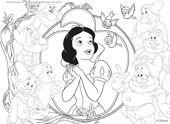 Lisciani - DISNEY PRINCESSES - 4 Puzzles pour Enfants dès 4 ans - 4 x 48 pièces - MaxiFloor 35x25 cm - Puzzles 2 en 1 - Double Face avec Verso à Colorier - Jeux Educatifs Favorisant la Concentration thumbnail 7