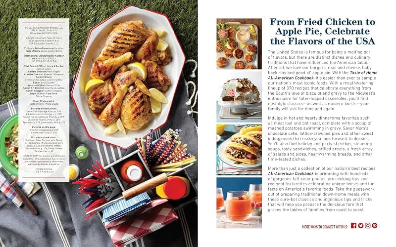Taste of Home All-American Cookbook: 370 Classic Recipes Celebrating Regional Flavors Across the USA (Taste of Home Classics) thumbnail 3