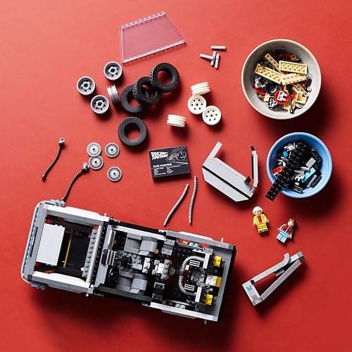 LEGO Icons Back to The Future Time Machine 10300, Model Car Building Kit Based on The Delorean from The Iconic Movie, Perfect Build for Teens and Adults Who Love to Create thumbnail 3