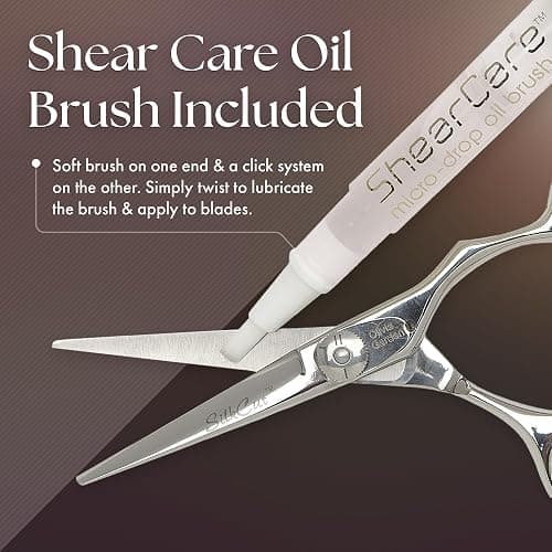 Olivia Garden SilkCut Professional Shear & Thinner Case - Razor Sharp Blade, Ergonomic Handle thumbnail 5