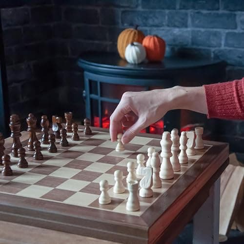 Jaques of London Large Chess Sets | 15" Chess Board | Premium Chess Set For Adults Luxury | Chess Set For Adults with Staunton Chess Pieces | Since 1795… thumbnail 4