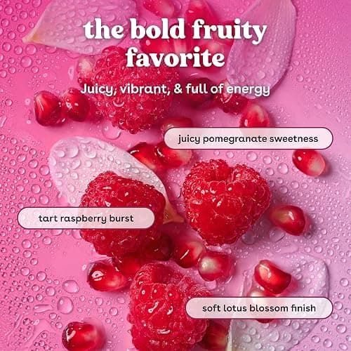 eos Essentials Bundle - Body Wash, Body Mist, Body Lotion - Pomegranate Raspberry thumbnail 2