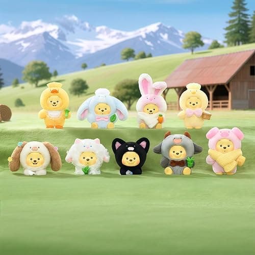 MINISO Disney Winnie The Pooh Farm Animal Series Blind Box Desktop Ornament/Hanging Ornament Winnie The Pooh Easter Gift(Random one) thumbnail 9