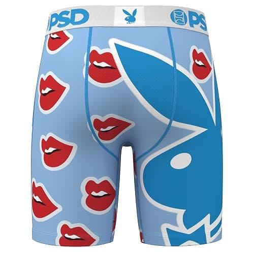 PSD Men's Playboy Bunny Boxer Briefs, Breathable Men's Underwear, Moisture-Wicking Fabric thumbnail 5