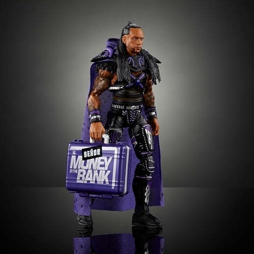 Mattel WWE Ultimate Edition Action Figure & Accessories, 6-inch Damian Priest Collectible Set, Swappable Heads & Hands, 30 Articulation Points thumbnail 2