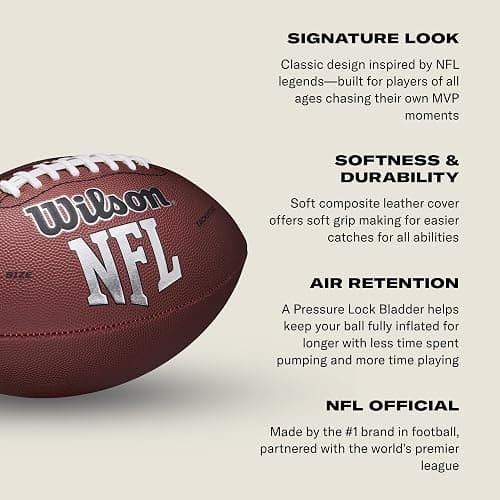 Wilson NFL Recreational Footballs thumbnail 5