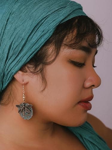MINACHI Ethnic Vintage Bohemian Retro Antique Turquoise Color Theme Dangle Drop Earrings, Boho Jewelry Gift for Women thumbnail 7