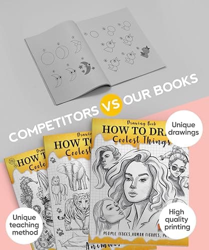 How to Draw Coolest Things People (Faces, Human Figures, Poses): A Step-by-Step Guide to Sketching Faces, Human Figures, and Dynamic Poses thumbnail 8
