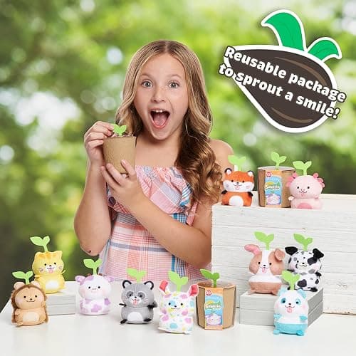 Sakuties Mini Collectible Stylized Plush Stuffed Animals, 3-pack Blind Collectible, Kids Toys for Ages 3 Up by Just Play thumbnail 2