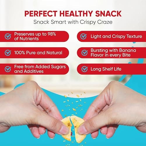 Crispy Craze Freeze Dried Fruit Variety Pack (12 Snack Sized Bags, 0.52 oz Each) Fruit Crisps, Non GMO, Healthy Snack, No Added Sugar & Additives, 100% Natural, Allergen Free, School Safe thumbnail 4