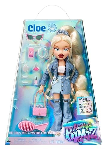 Bratz Alwayz Cloe Fashion Doll with 10 Accessories and Poster